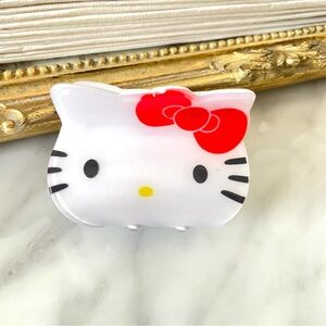 ❤️ New Hello Kitty face cut Hair Claw Clip Acrylic HairPin Accessory